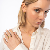 Pineapple Sterling Silver Necklace Ring and Earring Set